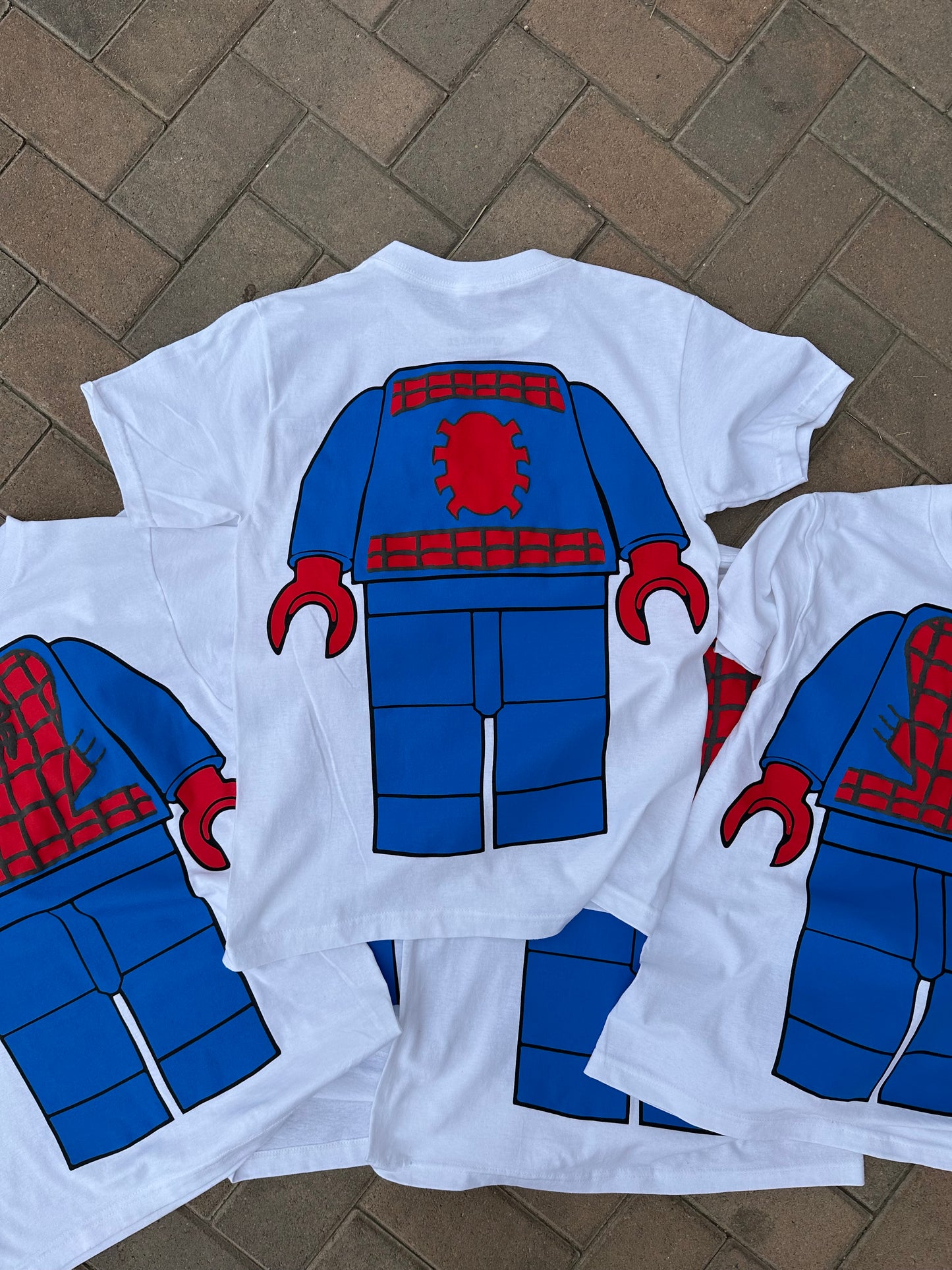 spidey-brick tee